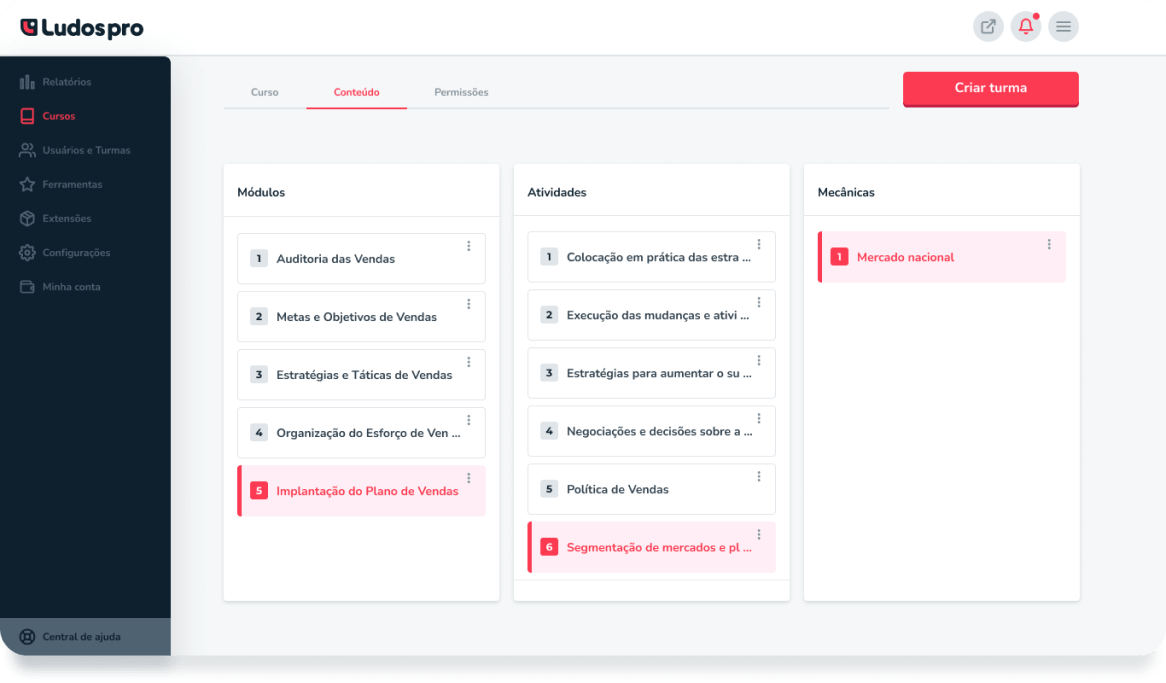 Rapid Learning na Plataforma Ludos Pro