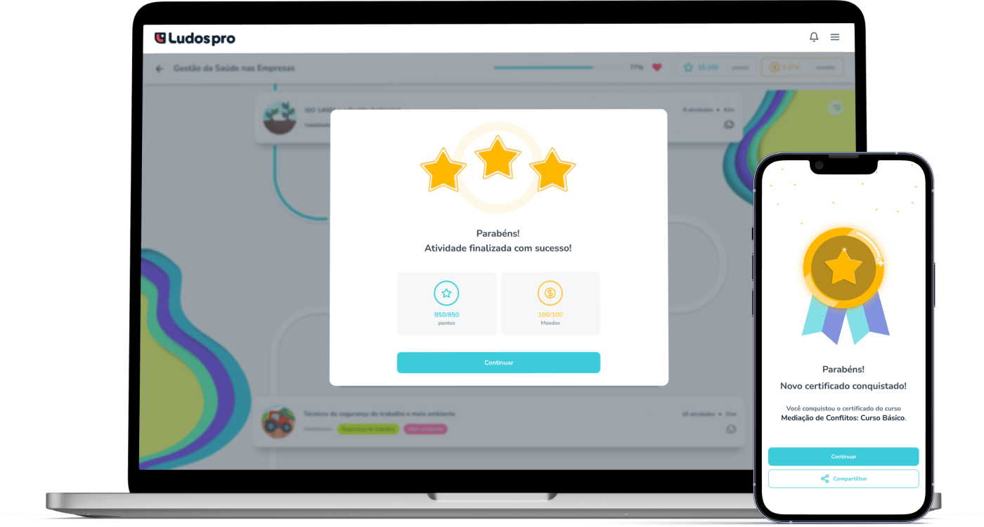 Atividade finalizada na Plataforma Ludos Pro