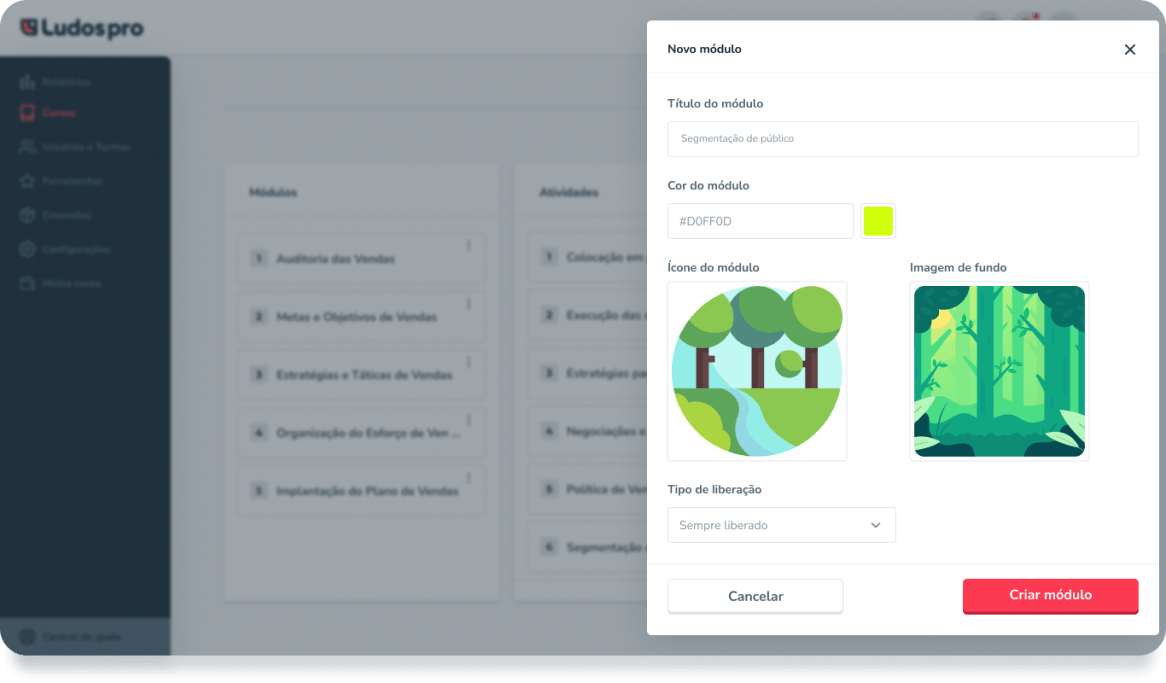 Novo módulo na Plataforma Ludos Pro